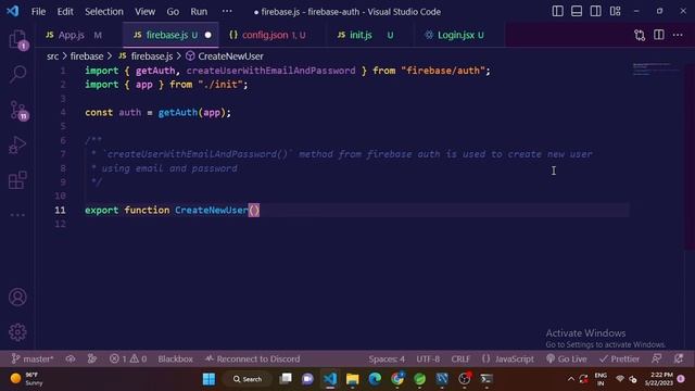 React Firebase Email/Password Authentication | React Firebase Sign up #1 | Bugslogger смотреть онлайн