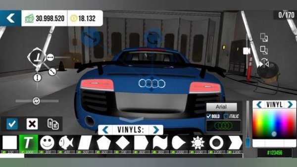 How to Make Logo Audi in Car Parking