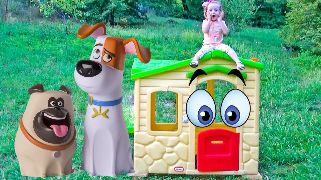 Домик для Макса. Новые Игрушки из мультика Тайная Жизнь Домашних Животных смотреть онлайн