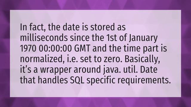 How is date stored in Java? смотреть онлайн