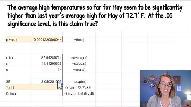 1 Sample T Test in Google Sheets | P-Value, Test and Critical t for T Test смотреть онлайн