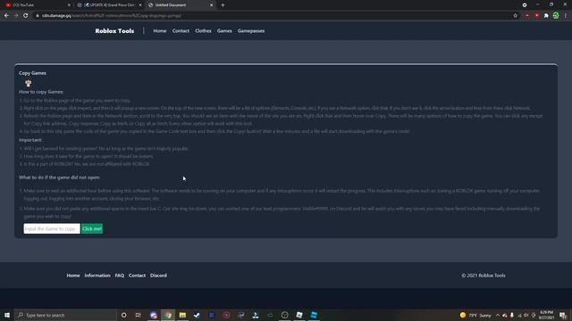How To Copy Any Game On Roblox (WITH ALL SCRIPTS) 2021 TUTORIAL смотреть онлайн