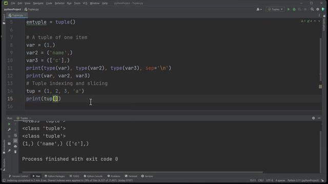 3.5 Python Tuples смотреть онлайн