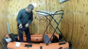 ТЕНТ от солнца и дождя на лодку ПВХ  своими руками.