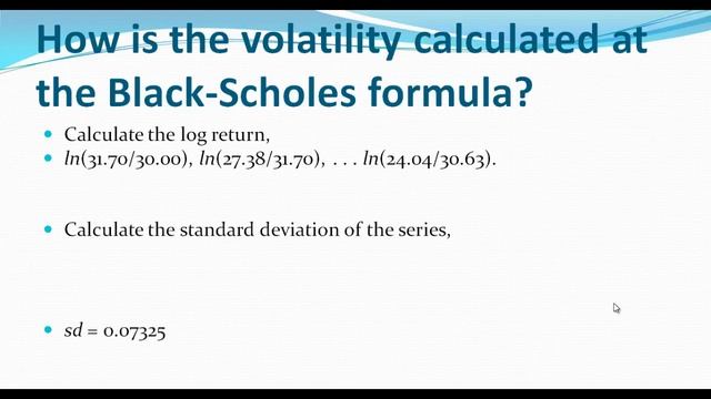 How is Volatility Calculated - Black Scholes Options Trading Model смотреть онлайн