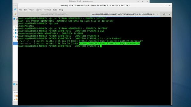 Python Biometric Registration in Linux and Saving of Enrolled Biometric Fingerprint Data in MariaDB смотреть онлайн