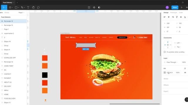 Figma Tutorial - A Free UI Design/ Website Design [Food Delivery] смотреть онлайн