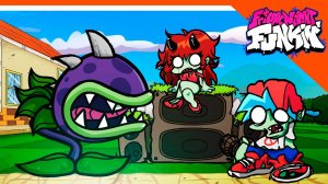 ? НОВЫЙ БОСС ЗУБАСТИК! БОЙФРЕНД И ГЁРЛФРЕНД СТАЛИ ЗОМБИ РАСТЕНИЯ ПРОТИВ ЗОМБИ ? Friday Night Funki