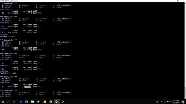 Git Interactive staging смотреть онлайн