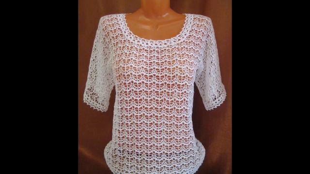 Летняя Кофточка Крючком - 2019 / Summer Blouse Crochet / Sommerbluse Haken