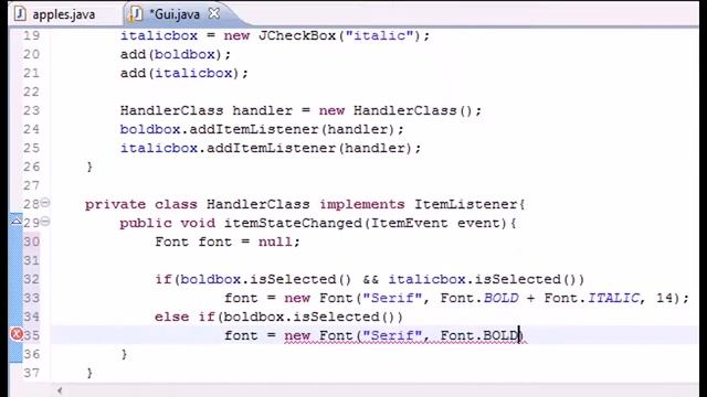 The Final Check Box Program Java Programming Language смотреть онлайн