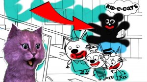 РИСУЕМ СУПЕР КОТА В ИГРЕ ТРИ КОТА С ГОВОРЯЩИМ КОТЕНКОМ АБИ