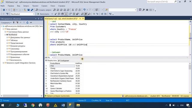 4. Фильтрация строк WHERE по нескольким условиям. Операторы AND и OR | Sql для всех смотреть онлайн
