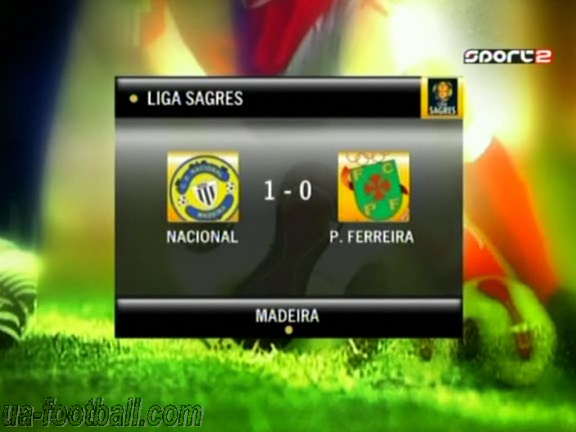 Nacional 1-0 Pacos Ferreira