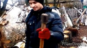 Багор ручной, типа фискарс, самодельный для дров.