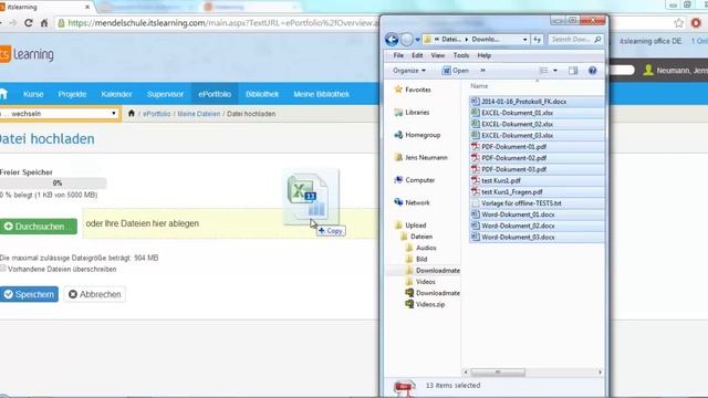 (Mehrere) Dateien hochladen in itslearning смотреть онлайн