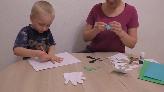 Открытка для бабушки просто, быстро и весело))) смотреть онлайн