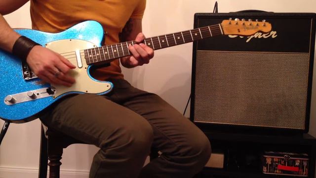Fender 1963 Telecaster Relic Custom Shop - Blue Sparkle / Bogner Barcelona смотреть онлайн