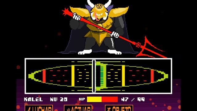 Batalla contra Asgore (Colored Sprites En Español) смотреть онлайн