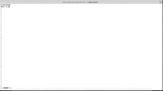 Creating a Git post-commit hook file смотреть онлайн