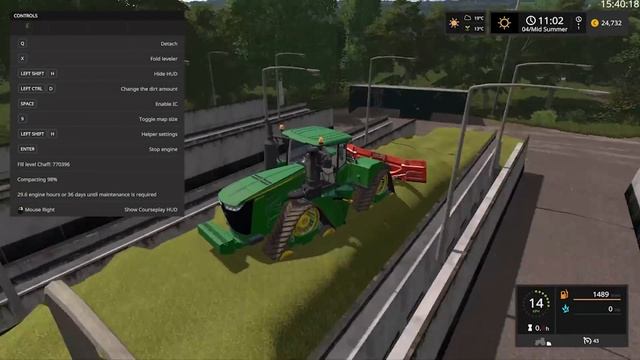 Farming Simulator 17 Timelapse #78 | Stappenbach With seasons. смотреть онлайн