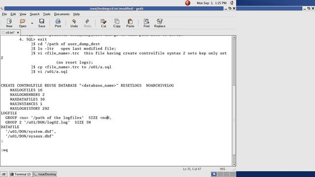 oracle db controlfile management and Renaming the Database смотреть онлайн
