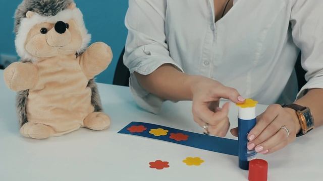 Аппликация закладка. Клей. смотреть онлайн