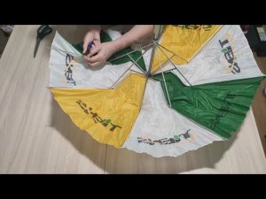 Из сломанного зонта  сшила полезную для кухни вещь/From an old umbrella