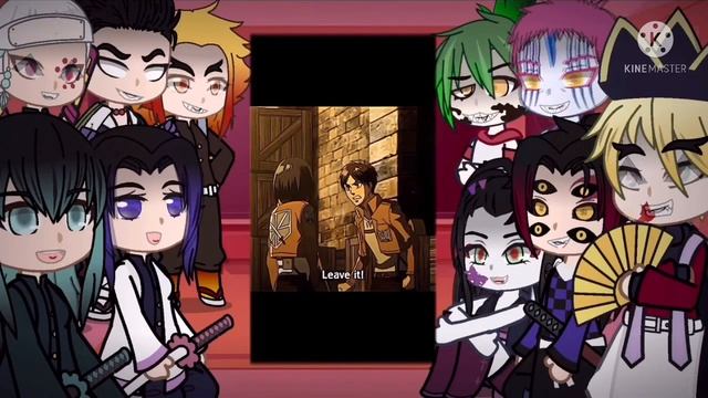 UpperMoons and Hashiras react to AOT / Demon Slayer react смотреть онлайн