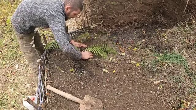 Хижина . Обустройство лесного приюта. №45 @Vitalik_Wild смотреть онлайн