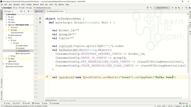 Spark Streaming | Spark + Kafka Integration Using Spark Scala | With Demo| Session 3 | LearntoSpar смотреть онлайн