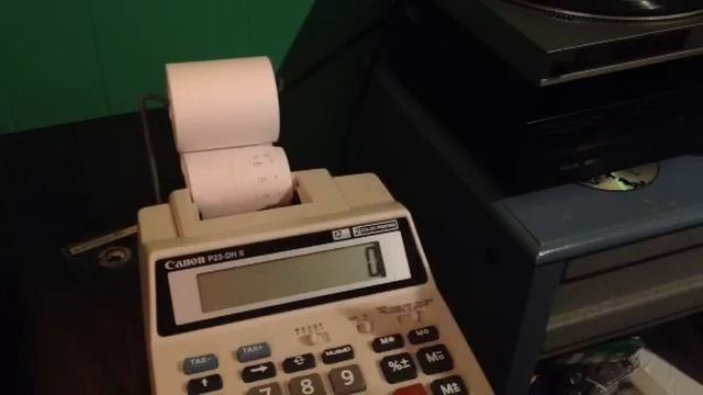 Canon P23-DH2 - Calculator Setup Tutorial - How To Setup an Adding Machine смотреть онлайн