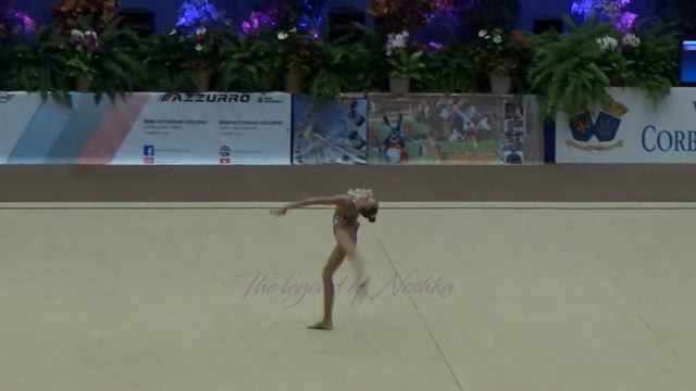 Arina TIMOSHINA (RUS) ball - 2020 Corbeil junior AA смотреть онлайн