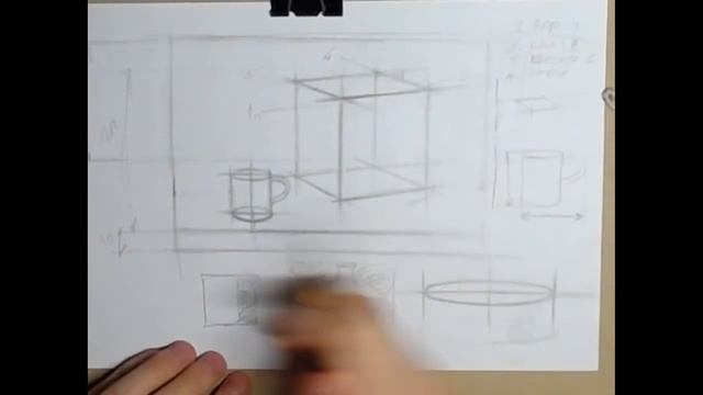 Рисунок натюрморт карандашом. смотреть онлайн