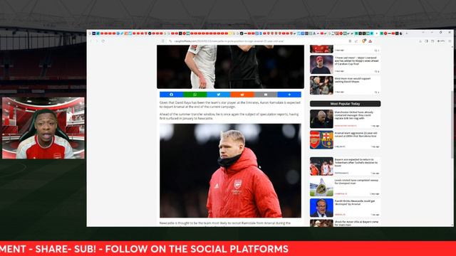 Promising forward leaving Arsenal! | Raphinha summer offer | Newcastle close to Ramsdale signing смотреть онлайн
