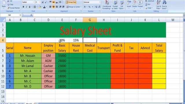 Excel salary sheet Chapter 8 смотреть онлайн