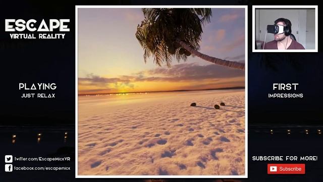JUST RELAX: VR PARADISE - Best VR Relaxation App!! - Samsung Gear VR смотреть онлайн