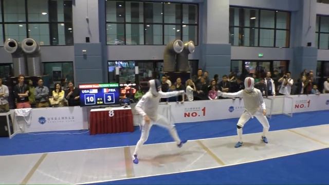 FE 2018 145 T64 32 M F Individual Shanghai CHN GP 8 ROGER FRA vs IMBODEN USA смотреть онлайн