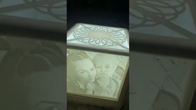 Светильник ночник с фото на 3D принтере. смотреть онлайн