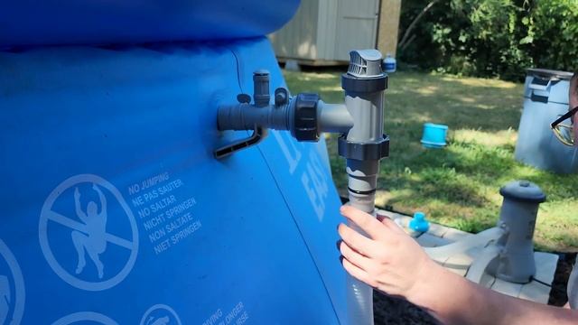 Intex Easy Set Pool | Upgrading To Plunger Valves Using Adapters A & B | Go From 1.25 To 1.5 смотреть онлайн