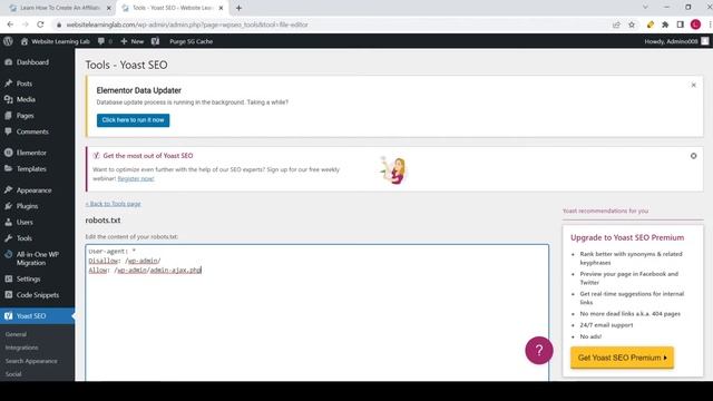 Use Robots.txt To Exlude Website From Google Search Results With Yoast SEO Plugin смотреть онлайн