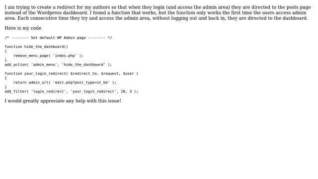 Wordpress: Wordpress function only executes once смотреть онлайн