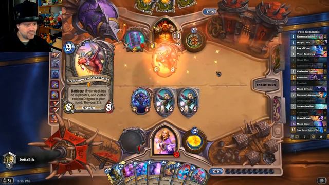 Fate Elemental Mage v Warrior | Hearthstone смотреть онлайн