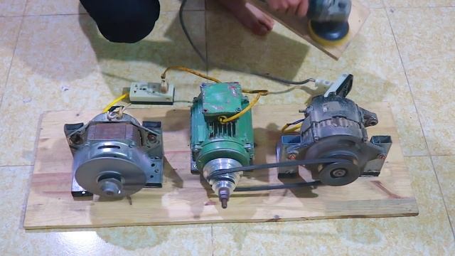 I To Generate Homemade Infinite Energy 240V With A Car Alternator And An Engine ⚡⚡⚡⚡⚡?