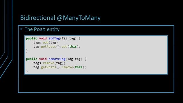 The best way to map the JPA and Hibernate ManyToMany relationship смотреть онлайн