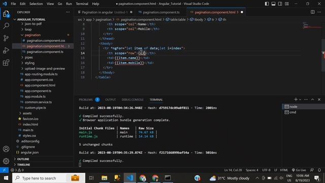 Step-by-Step ngx-pagination Tutorial in Angular 16 (Hindi) смотреть онлайн
