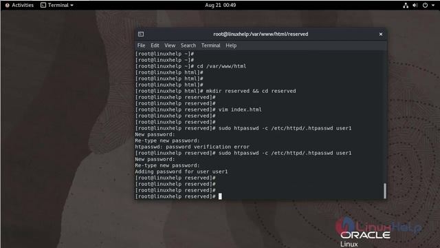How to create password protect directories with Apache on Oracle Linux 8.8 смотреть онлайн