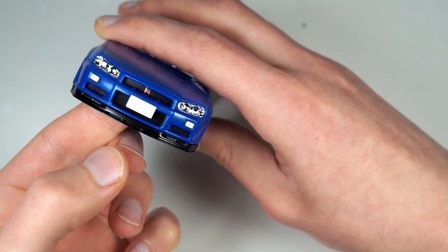 Building Nissan R34 Skyline GT-R Snapkit (Aoshima) смотреть онлайн