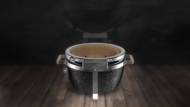 ? Monolith ICON Керамический гриль ? официальное видео. Переносной керамический гриль из Германии смотреть онлайн