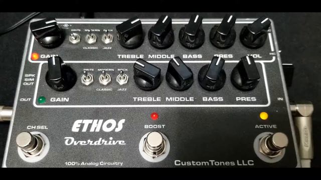 Ethos Overdrive + 68 Fender Custom Deluxe Reverb Amp